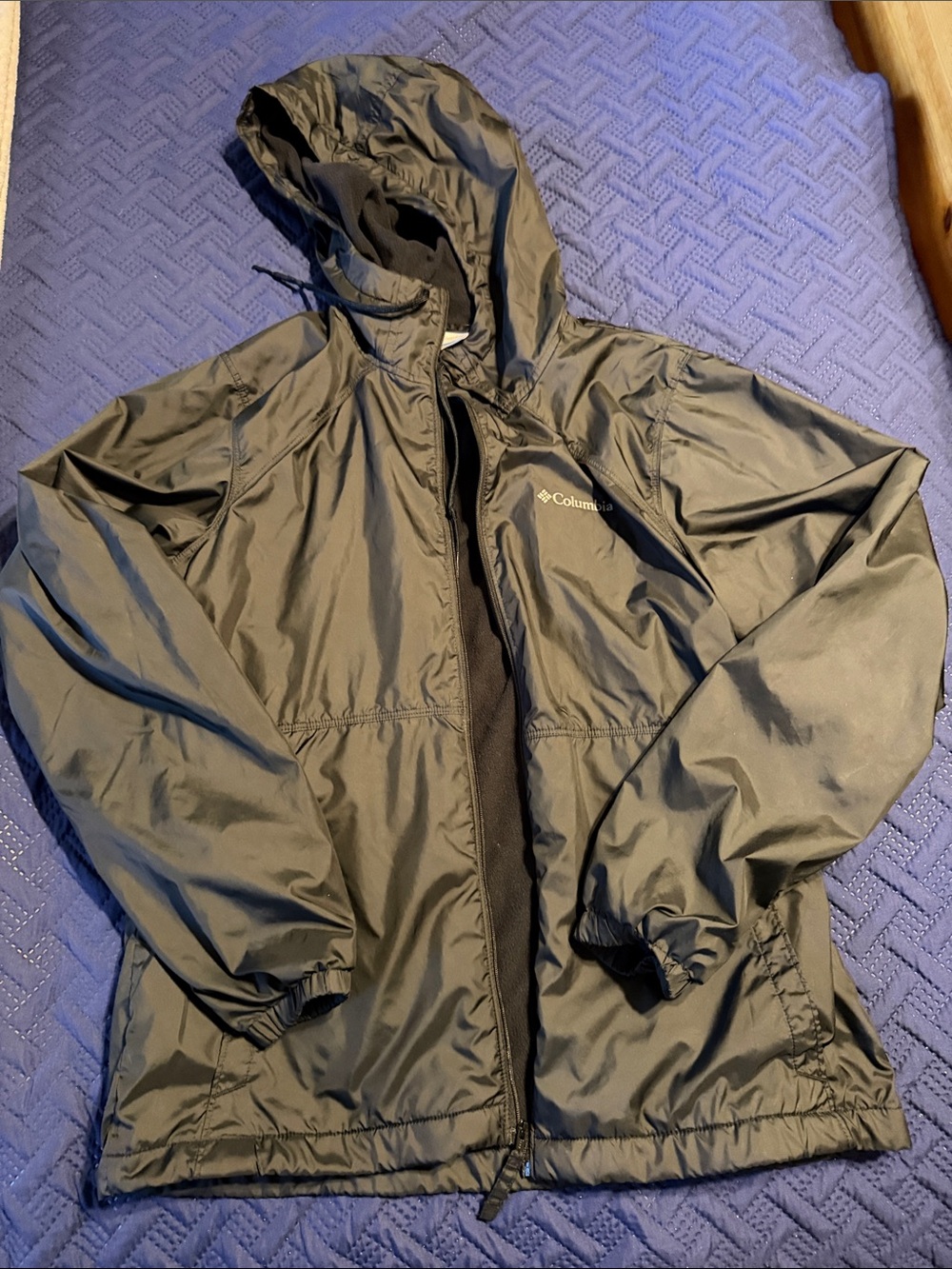 Columbia Men's Black Hooded Jacket